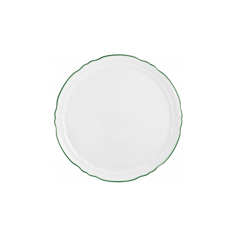 Plat à tarte Touraine double filet vert - Raynaud