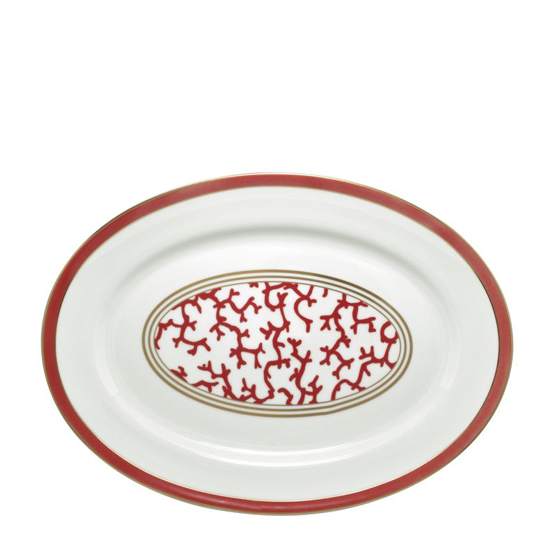 Plat ovale 0112-17-502041 Cristobal rouge - Raynaud