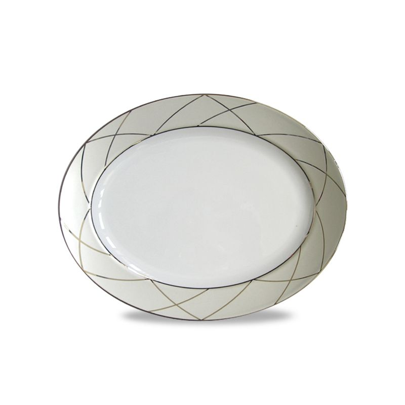 Plat ovale 12 31272-5010040 Clair de lune Arcade - Haviland