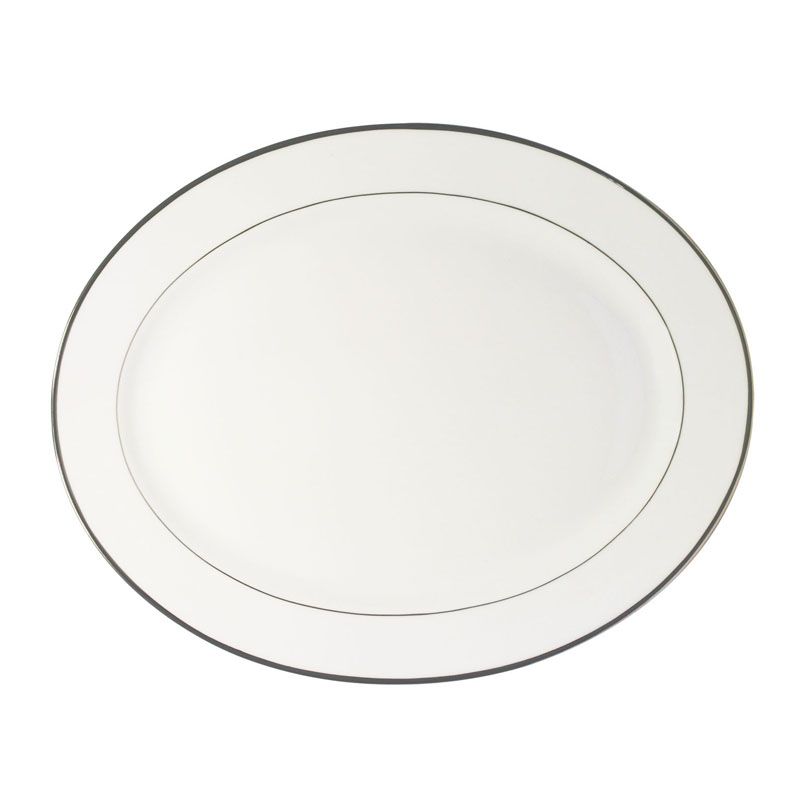 Plat ovale 12 Orsay platine - Haviland