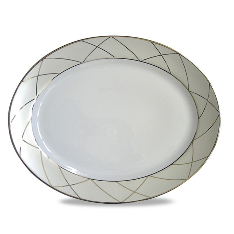 Plat ovale 14 31272-5010042 Clair de lune Arcade - Haviland