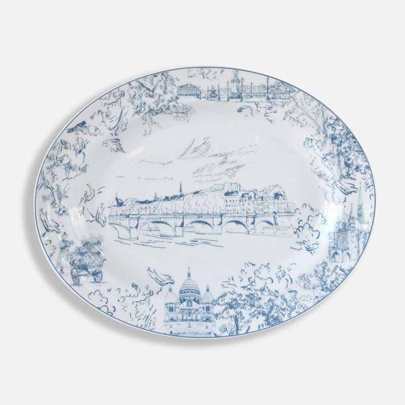 Plat ovale 33 1980/109 Tout Paris - Bernardaud