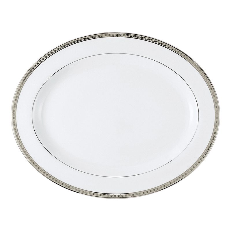 Plat ovale 33 0448/109 Athéna platine - Bernardaud