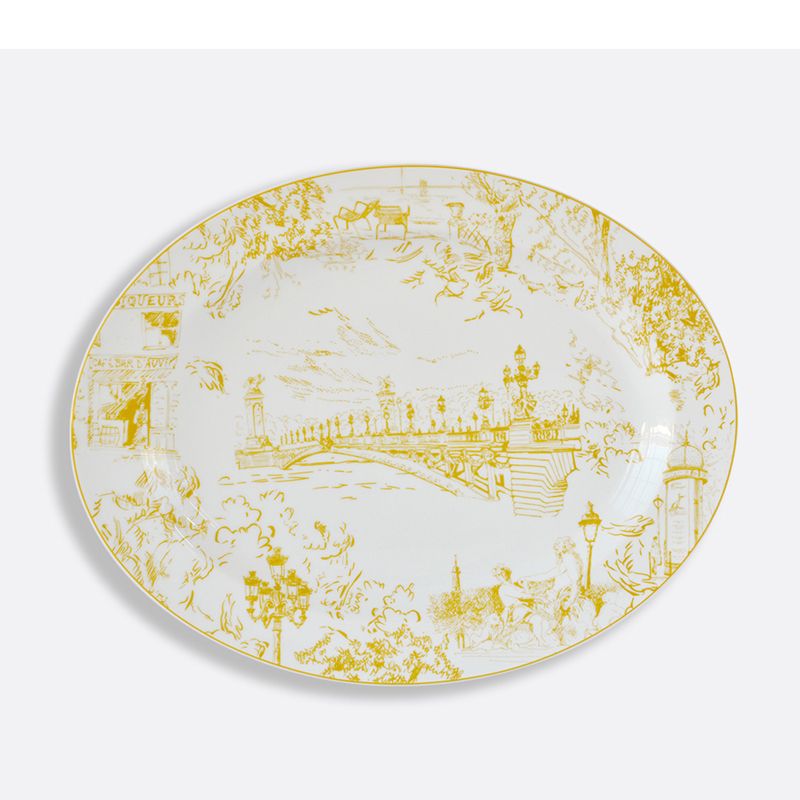 Plat ovale 38 1980/107 Tout Paris - Bernardaud