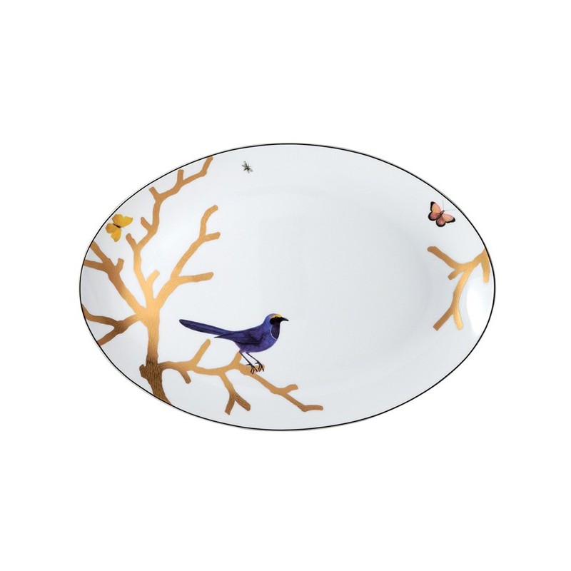 Plat ovale 38 2488/107 Aux oiseaux - Bernardaud
