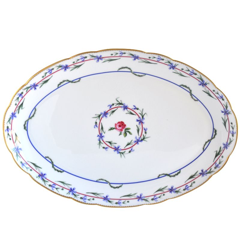 Plat ovale 38 L713/107 Le Gobelet du Roy - Ancienne Manufacture Royale