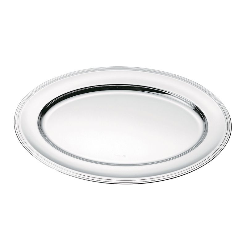 Plat ovale B04114145 Albi Métal argenté - Christofle