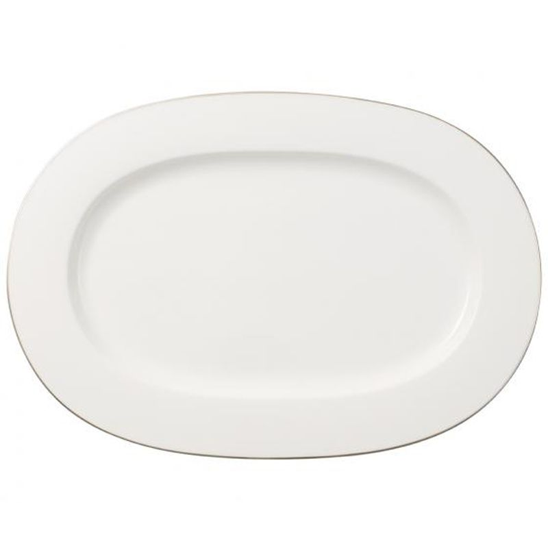 Oval platter 1046362940 Anmut Platinum N°1 Villeroy & Boch