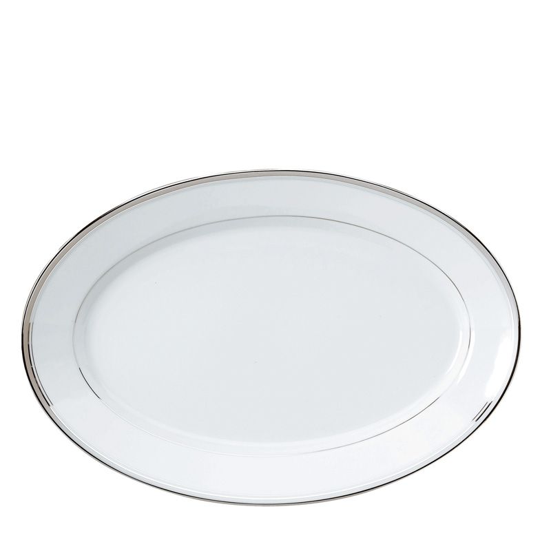 Plat ovale 023474 Excellence poudré gris - Deshoulières