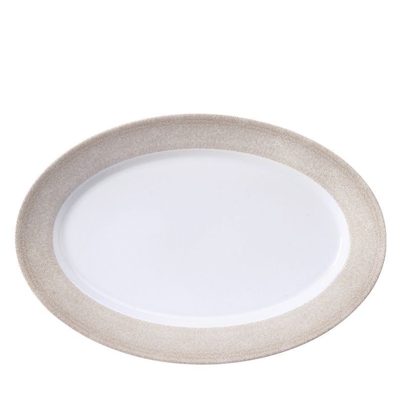 Plat ovale 011132 Galileum sable - Deshoulières