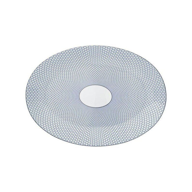 Plat ovale GM Trésor Bleu - Raynaud
