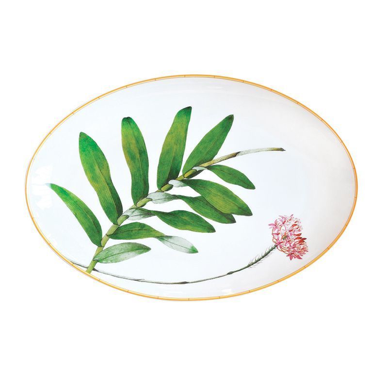 Plat ovale 0488/107 Jardin indien - Bernardaud