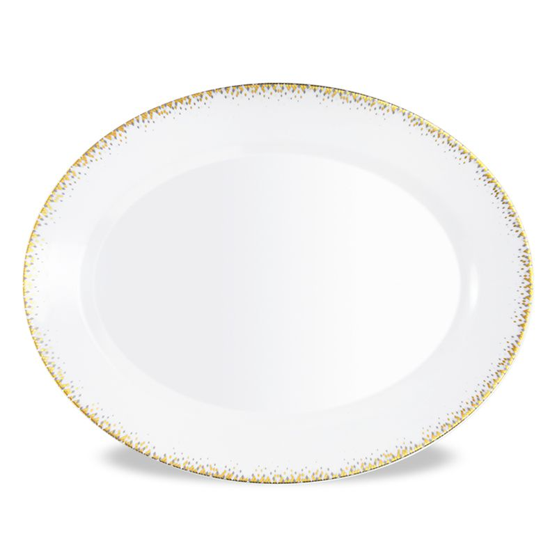 Plat ovale Souffle d'Or - Haviland