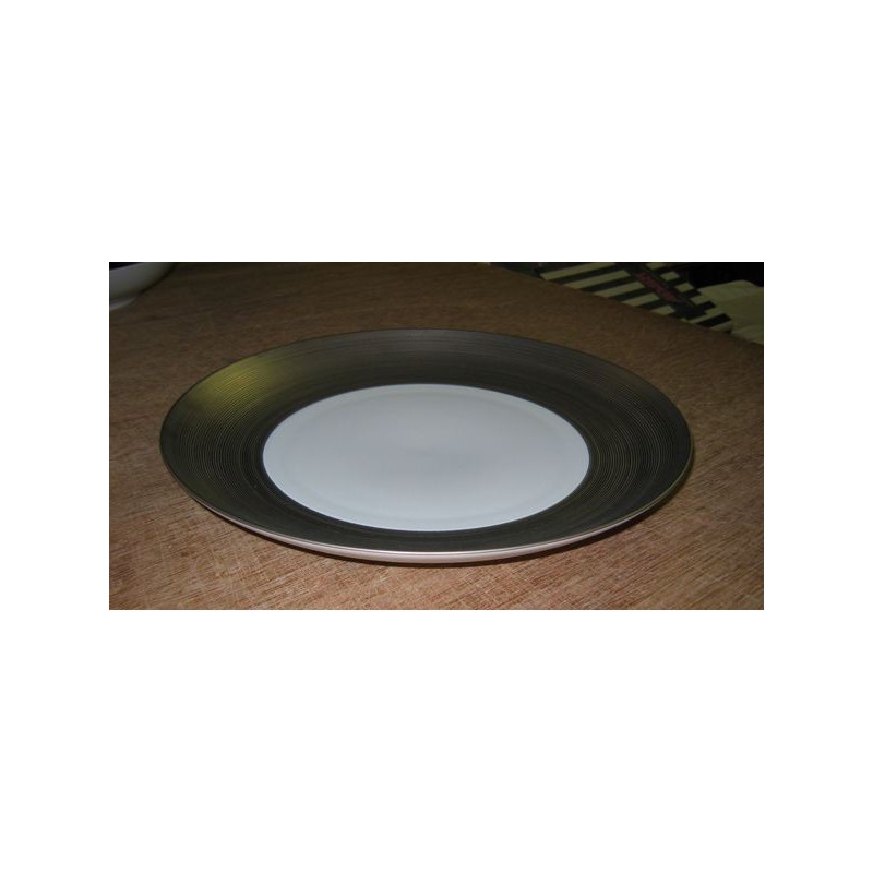 Plat plat maxi (coupe) Hémisphère aile platine - J.L.Coquet