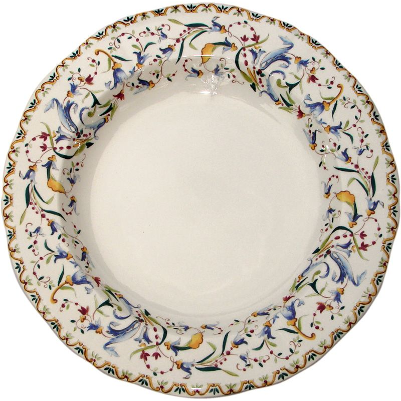 Plat rond creux 1457CPC426 Toscana - Gien