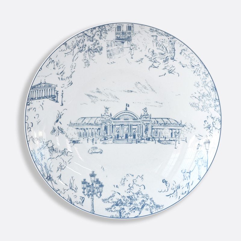 Plat rond creux 1980/29 Tout Paris - Bernardaud