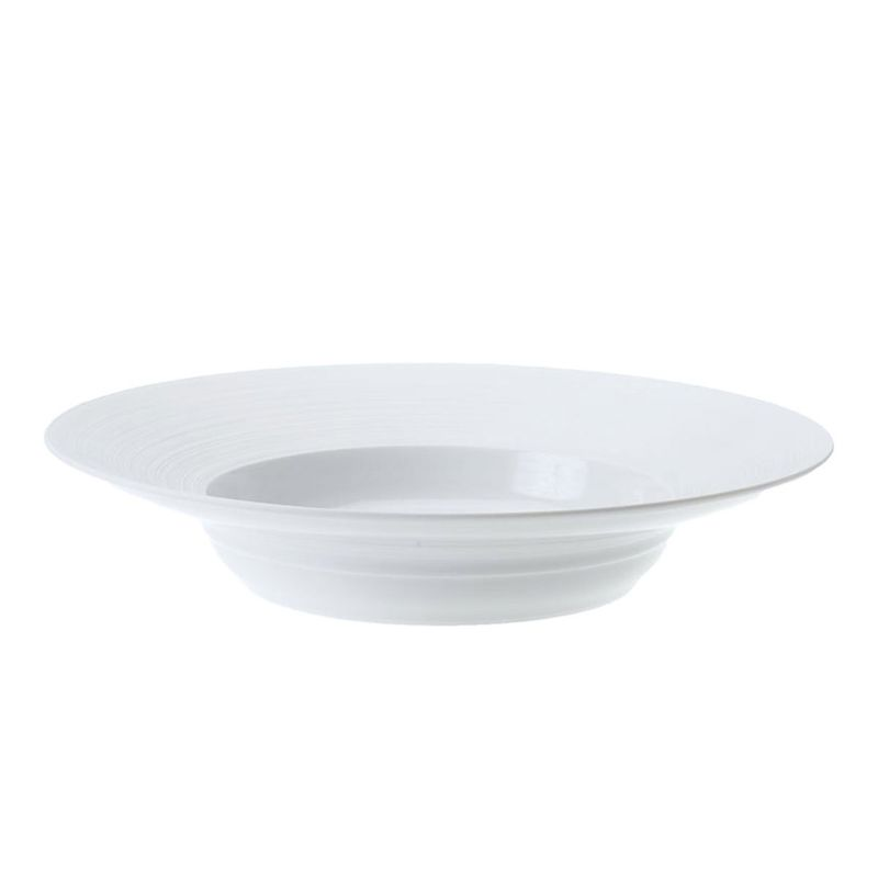 Plat rond creux à aile HEM5030BS0000 Hémisphère satin - J.L.Coquet