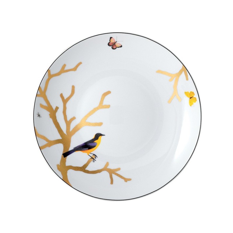 Plat rond creux 2488/115 Aux oiseaux - Bernardaud