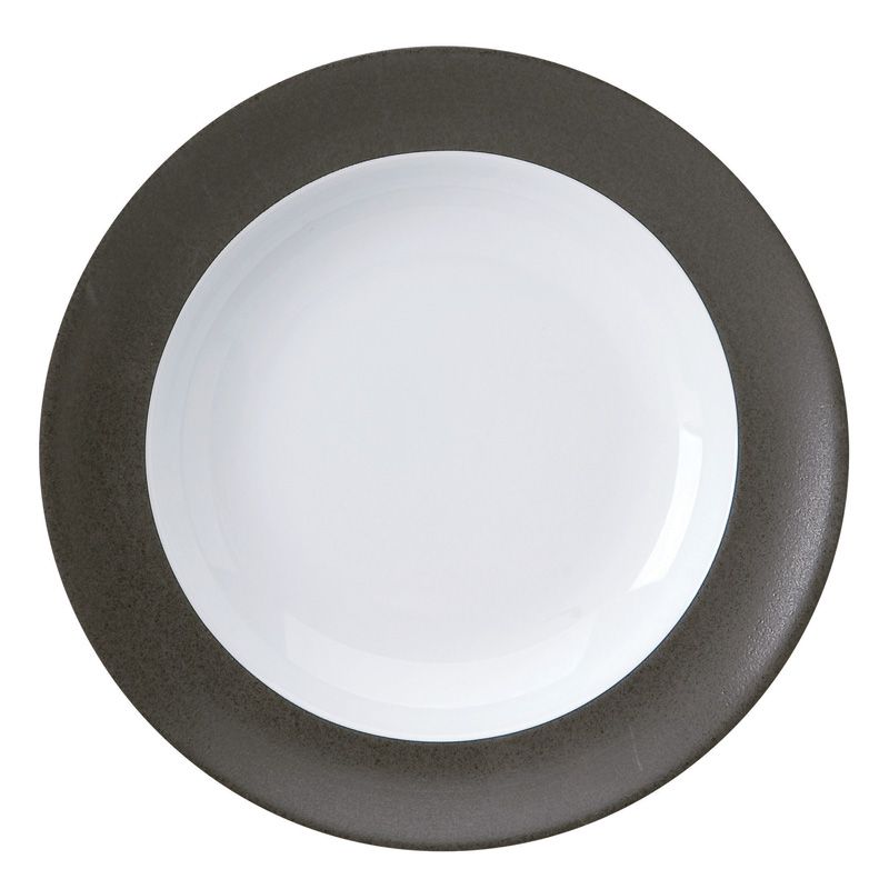 Plat rond creux 011113 Galileum graphite - Deshoulières