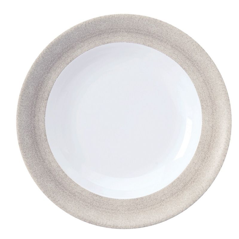 Plat rond creux 011125 Galileum sable - Deshoulières