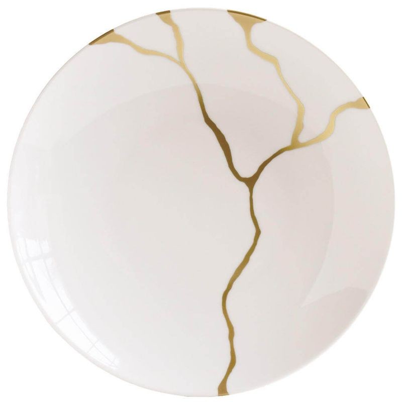 Plat rond creux 1095/115 Kintsugi-SARKIS - Bernardaud