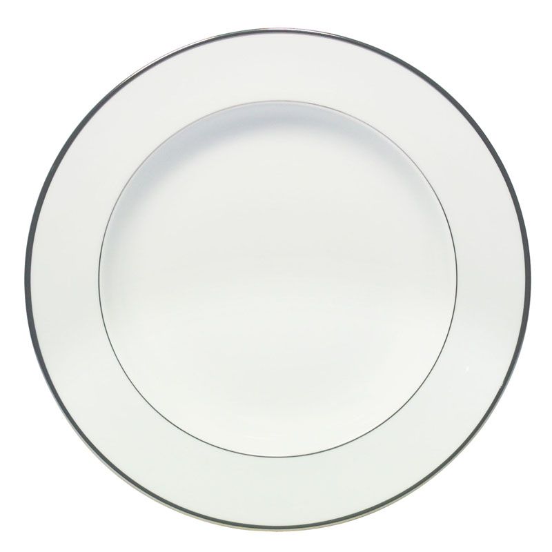 Plat rond creux Orsay platine - Haviland