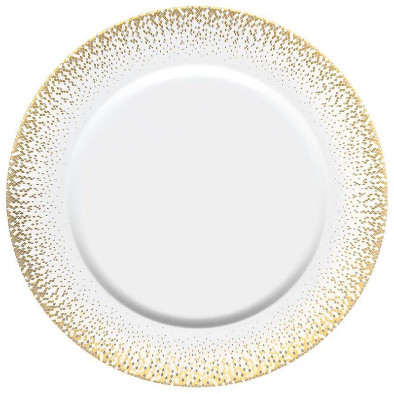 Plat rond plat Souffle d'Or - Haviland