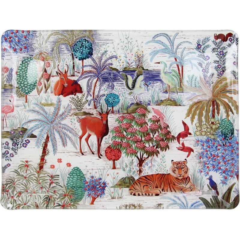 Plateau acrylique PM 8009JPPMPL acrylique Le Jardin du Palais - Gien