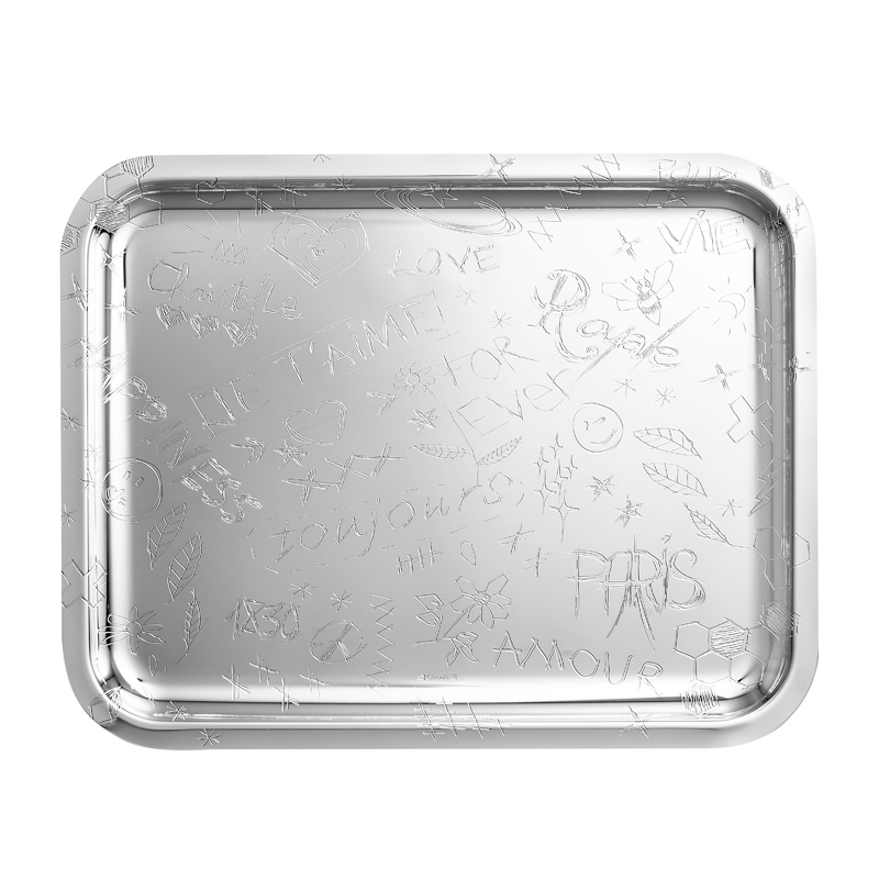 Plateau rectangulaire B04200445 Graffiti - Christofle