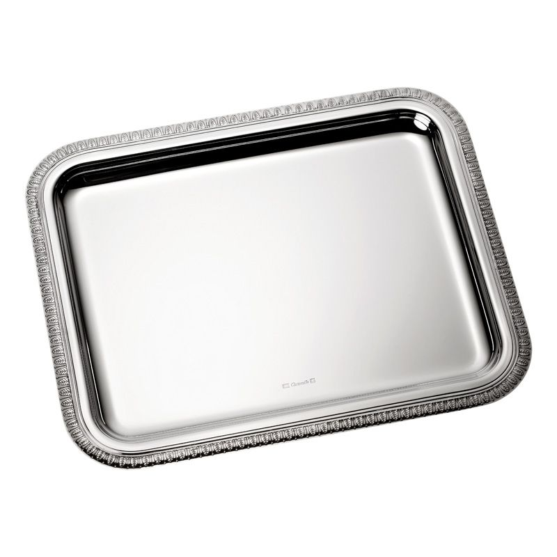 Plateau rectangulaire B04200710 Malmaison Métal argenté - Christofle