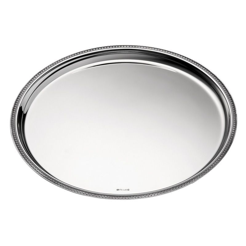 Plateau rond GM B04200839 Malmaison Métal argenté - Christofle