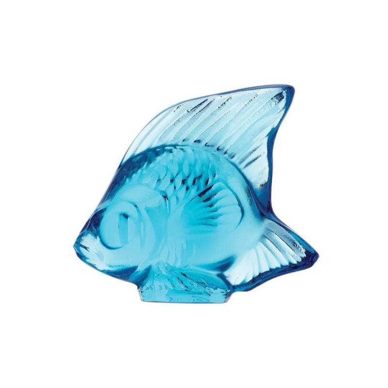Poisson bleu clair 3000200 Bestiaire aquatique - Lalique