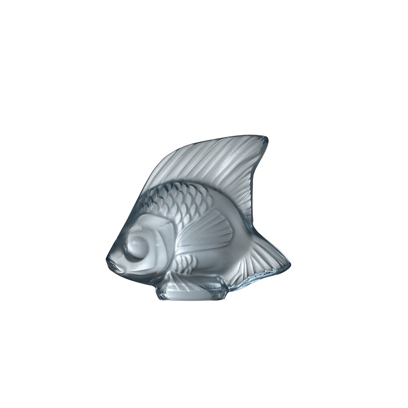 Poisson bleu persépolis 10673000 Bestiaire aquatique - Lalique