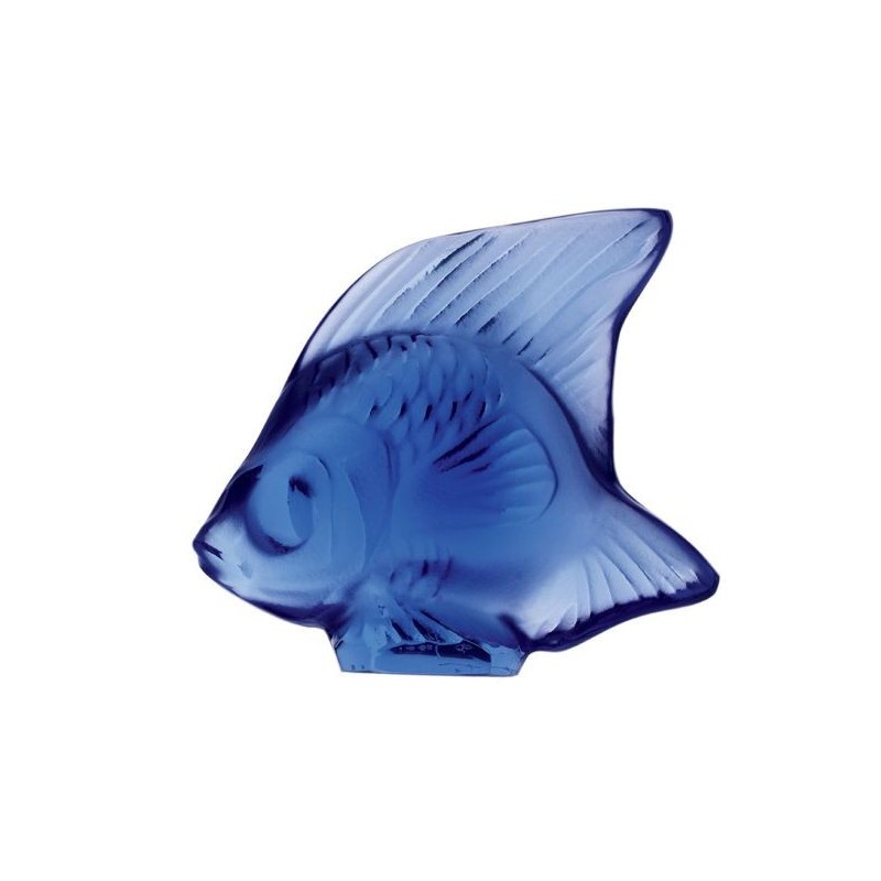 Poisson bleu saphir 3000300 Bestiaire aquatique - Lalique