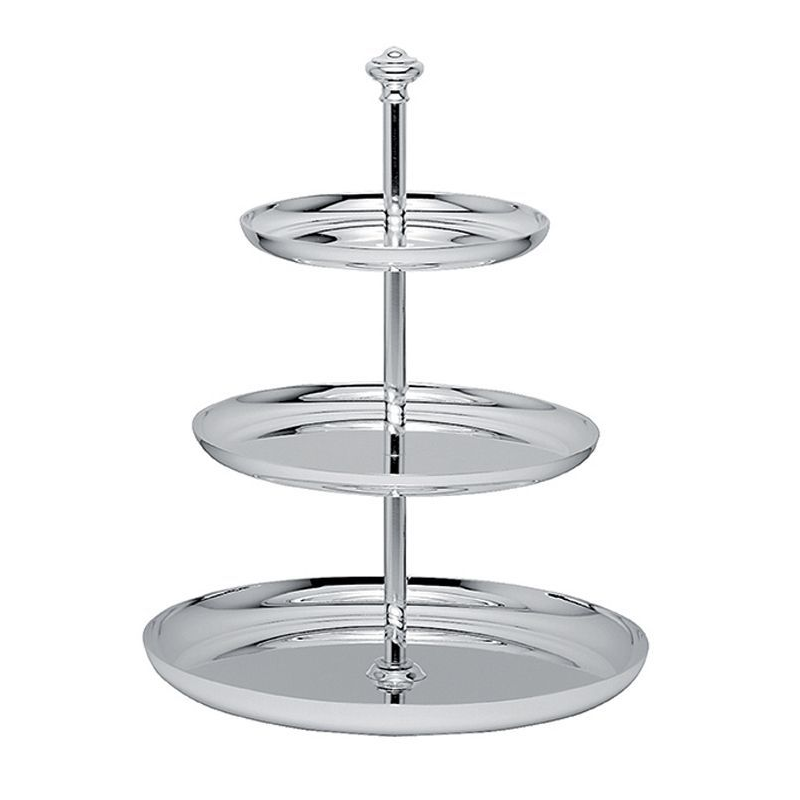 Porte mignardises 3 compartiments B03948230 Albi Métal argenté - Christofle