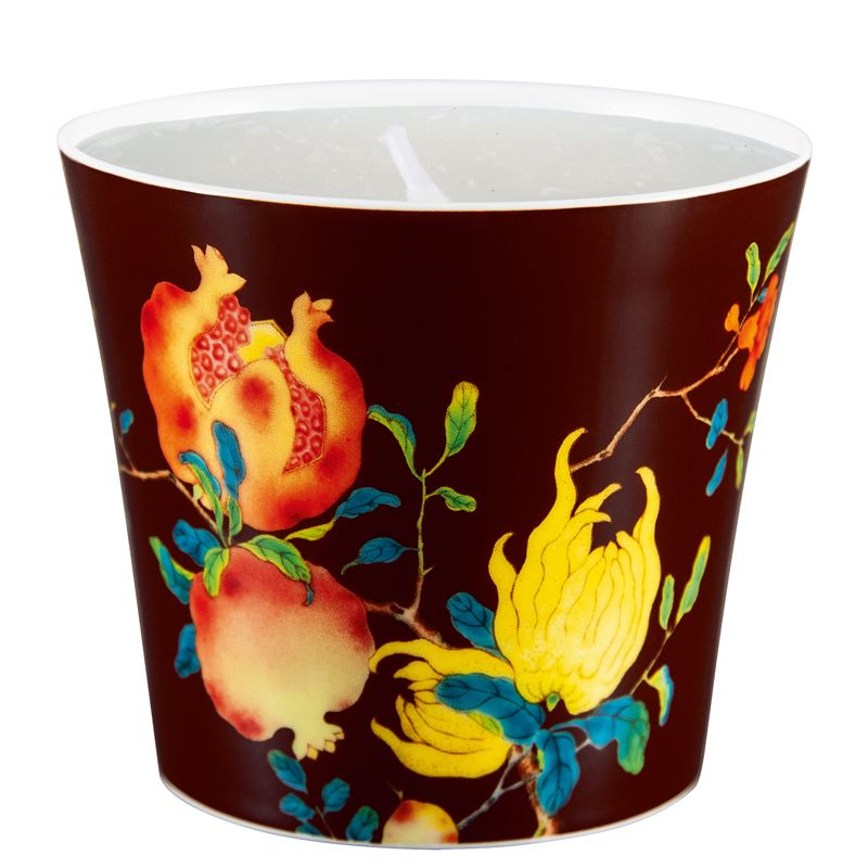 Pot à bougie fond marron 0781-33-607008 Harmonia - Raynaud