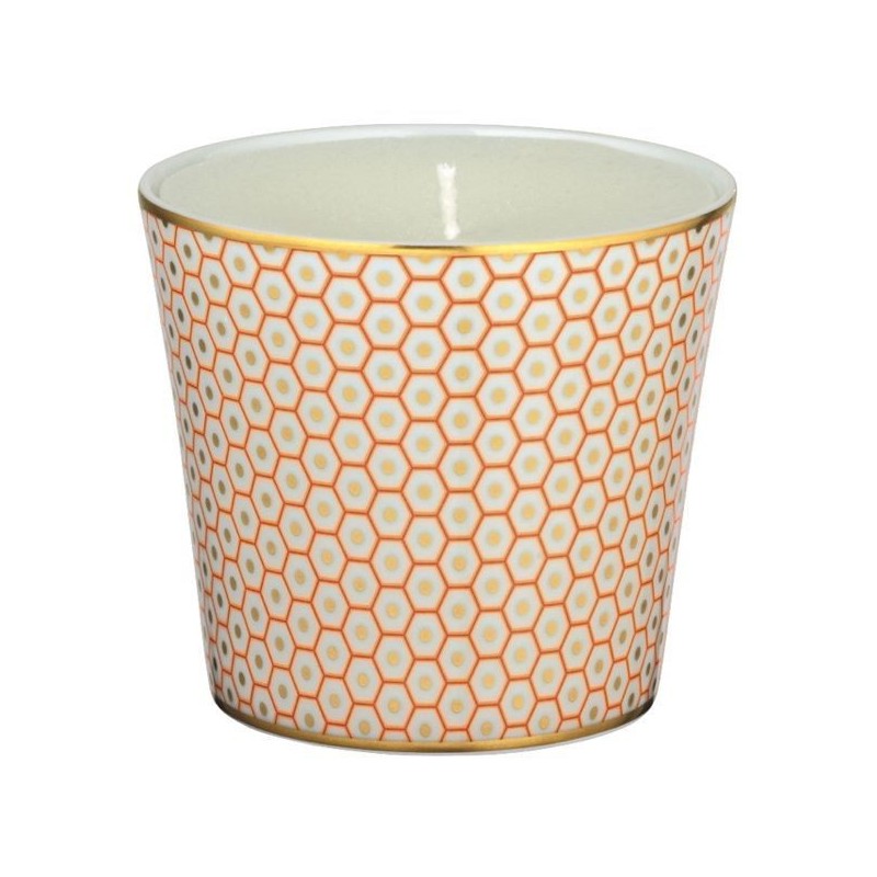 Pot à bougie orange Trésor - Raynaud