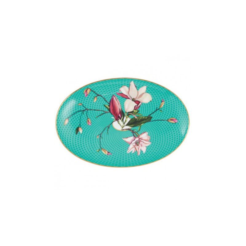 Ravier Magnolia turquoise (Sans coffret) Trésor fleuri - Raynaud