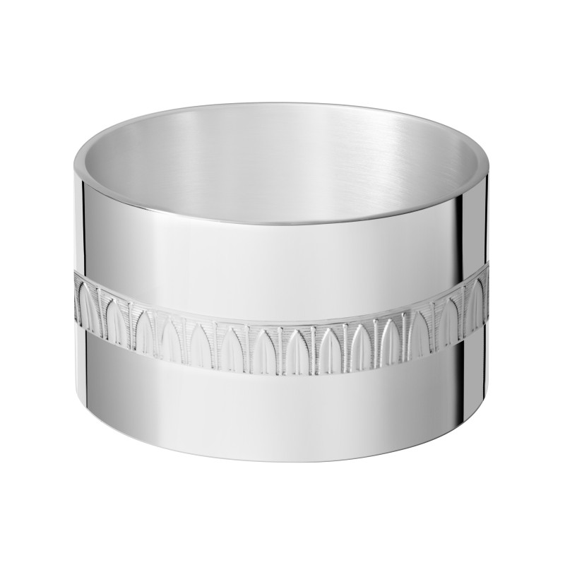 Rond de serviette métal argenté B04260393 Malmaison - Christofle