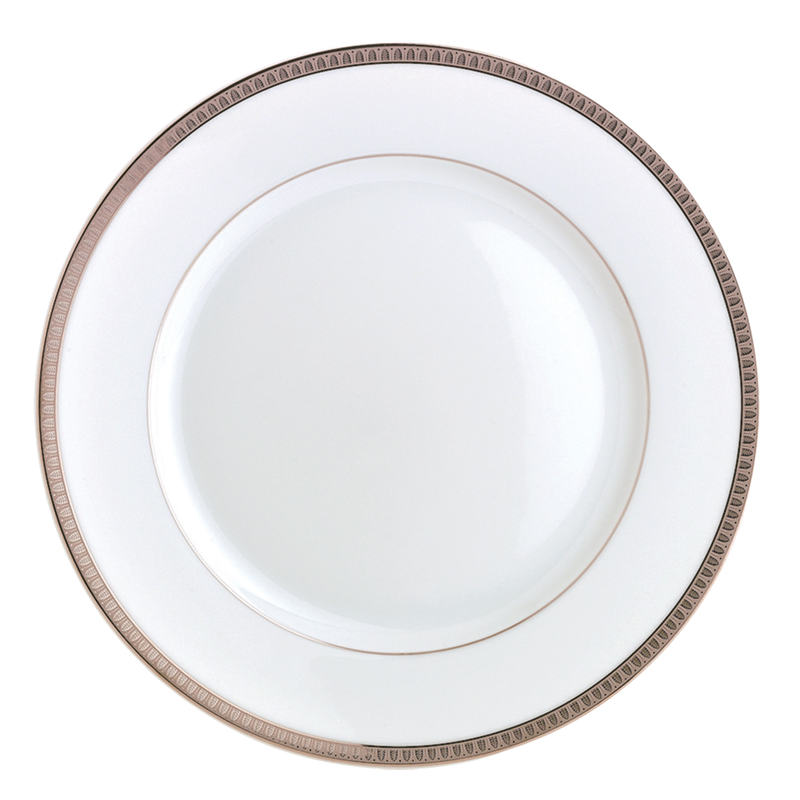 Saladier B07645350 Malmaison platine porcelaine - Christofle