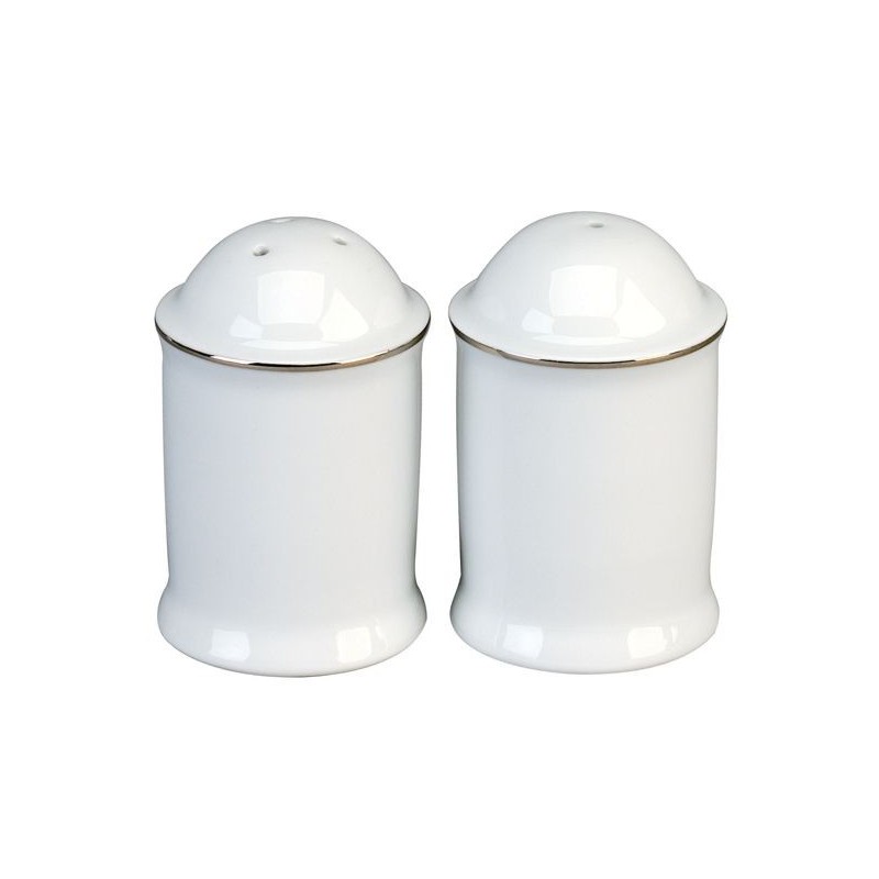 Salière et Poivrière 1040/018657 Filet platine 1,5 mm - Deshoulières