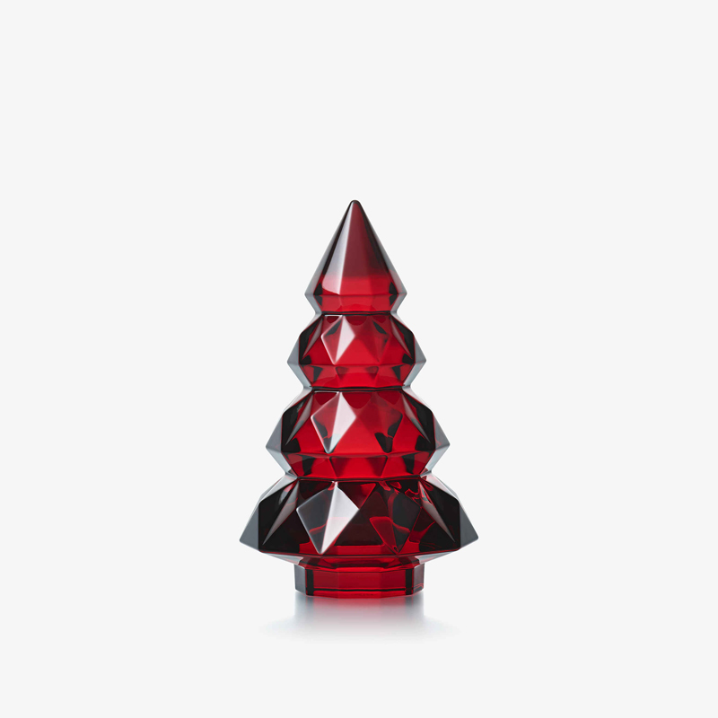 Sapin de Noël rouge PM 2816296 Objet ornement - Baccarat