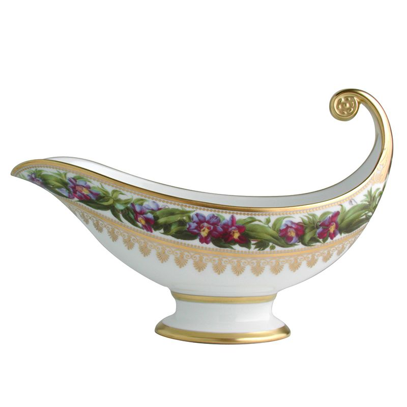 Saucière L608/133 Botanique - Ancienne Manufacture Royale