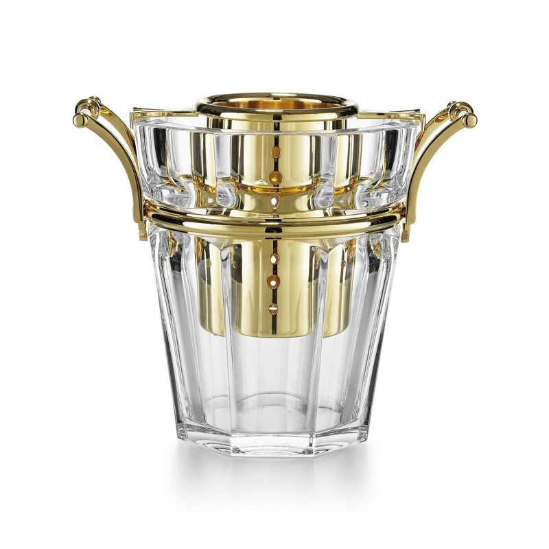 Champagne bucket with gold fittings 1893681 Harcourt - Baccarat