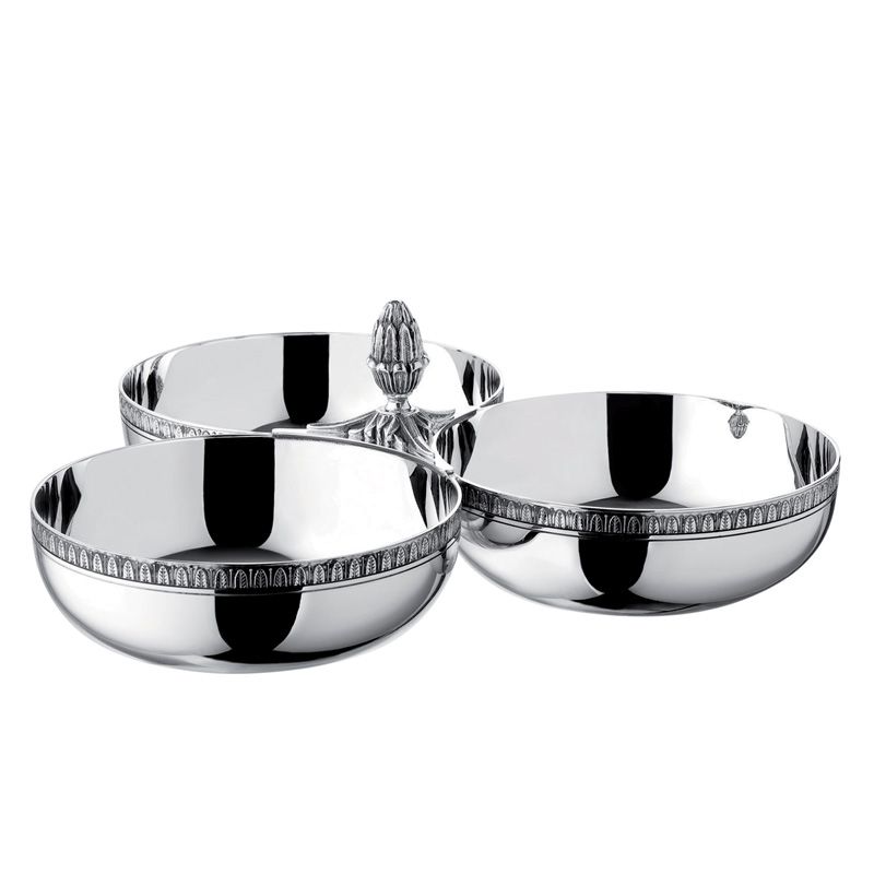 Service 3 coupelles B04240094 Malmaison Métal argenté - Christofle