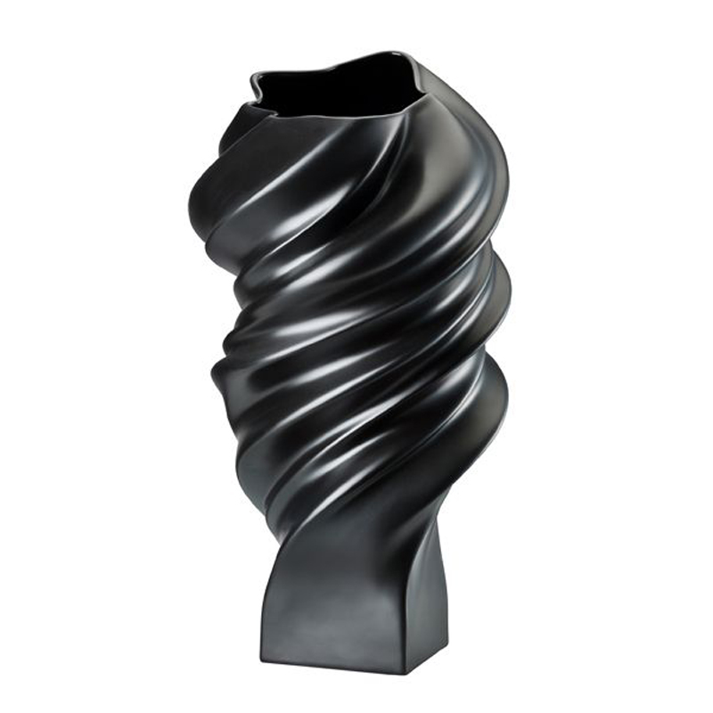 Squall black matt 14463-1050000-26032 Vase - Rosenthal