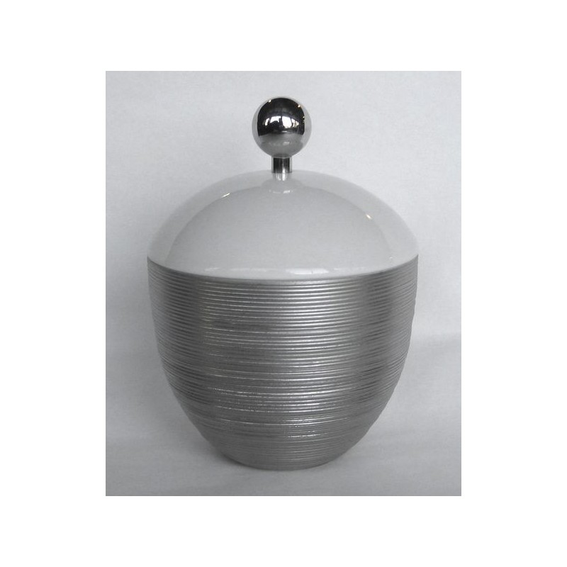 Sucrier Hémisphère aile platine - J.L.Coquet