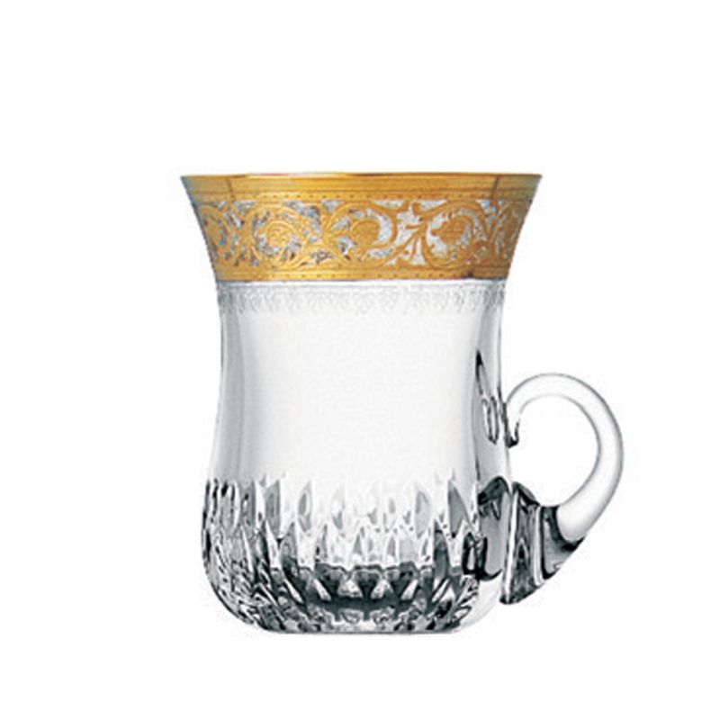 Tasse à thé à anses 30713700 Thistle or - Saint Louis