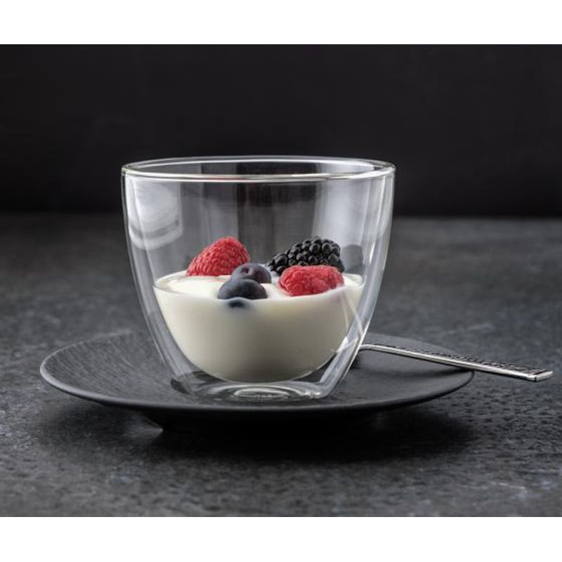 Villeroy & Boch Manufacture Rock - Tasse Expresso/Moka Noire Mate 100 Ml, Porcelaine Premium Ultra Résistante
