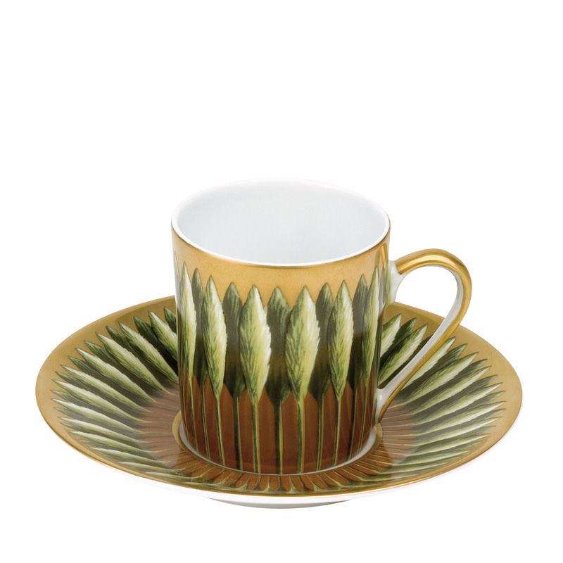 Tasse et soucoupe à café Europe 014454 Jardin de Florence - Deshoulières